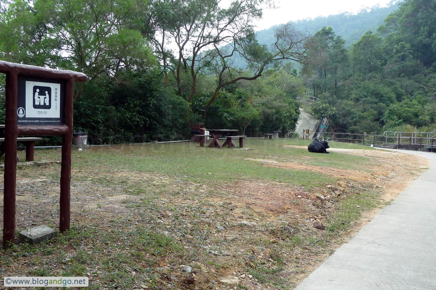 Lantau Trail 8 - End of section
